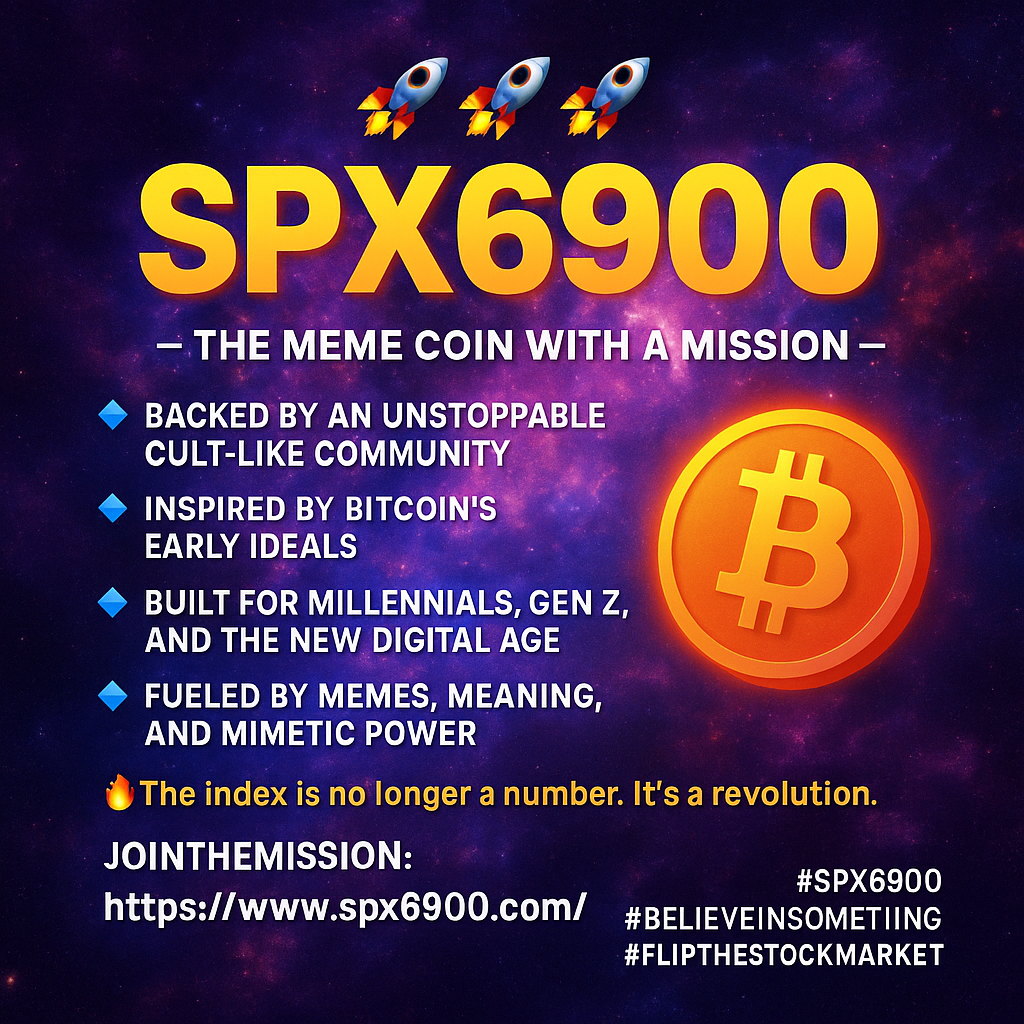 SPX6900 Meme Coin Bitcoin