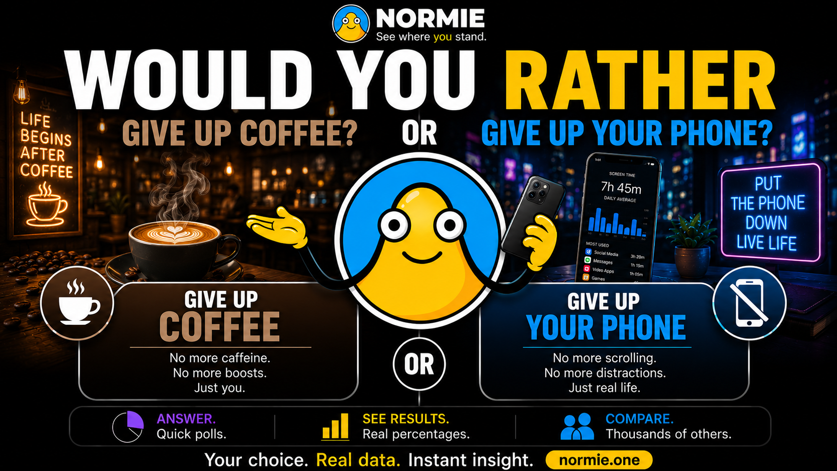 Normie - Coffee or Phone