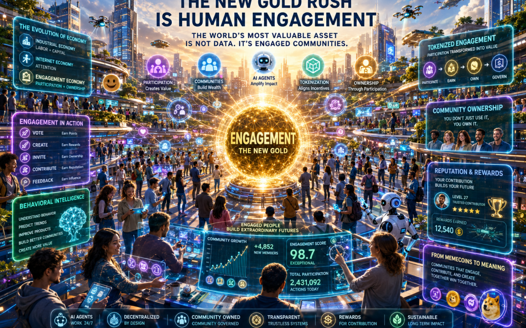 The New Gold Rush Is Human Engagement – Why Communities May Become the Most Valuable Asset on Earth